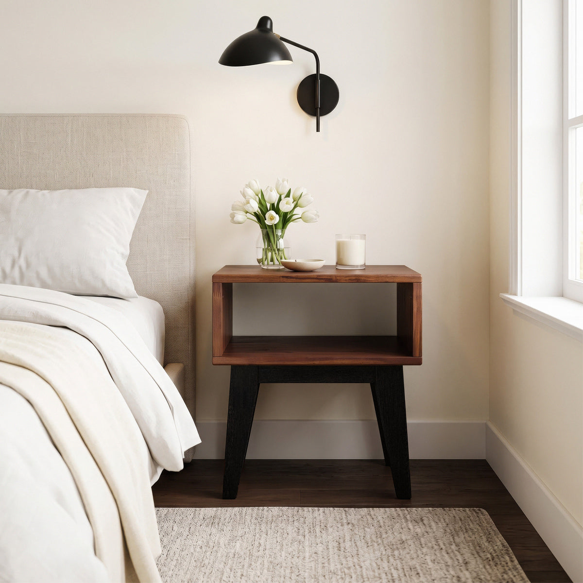 Serena Solid Wood Nightstand, photo 33 of 40