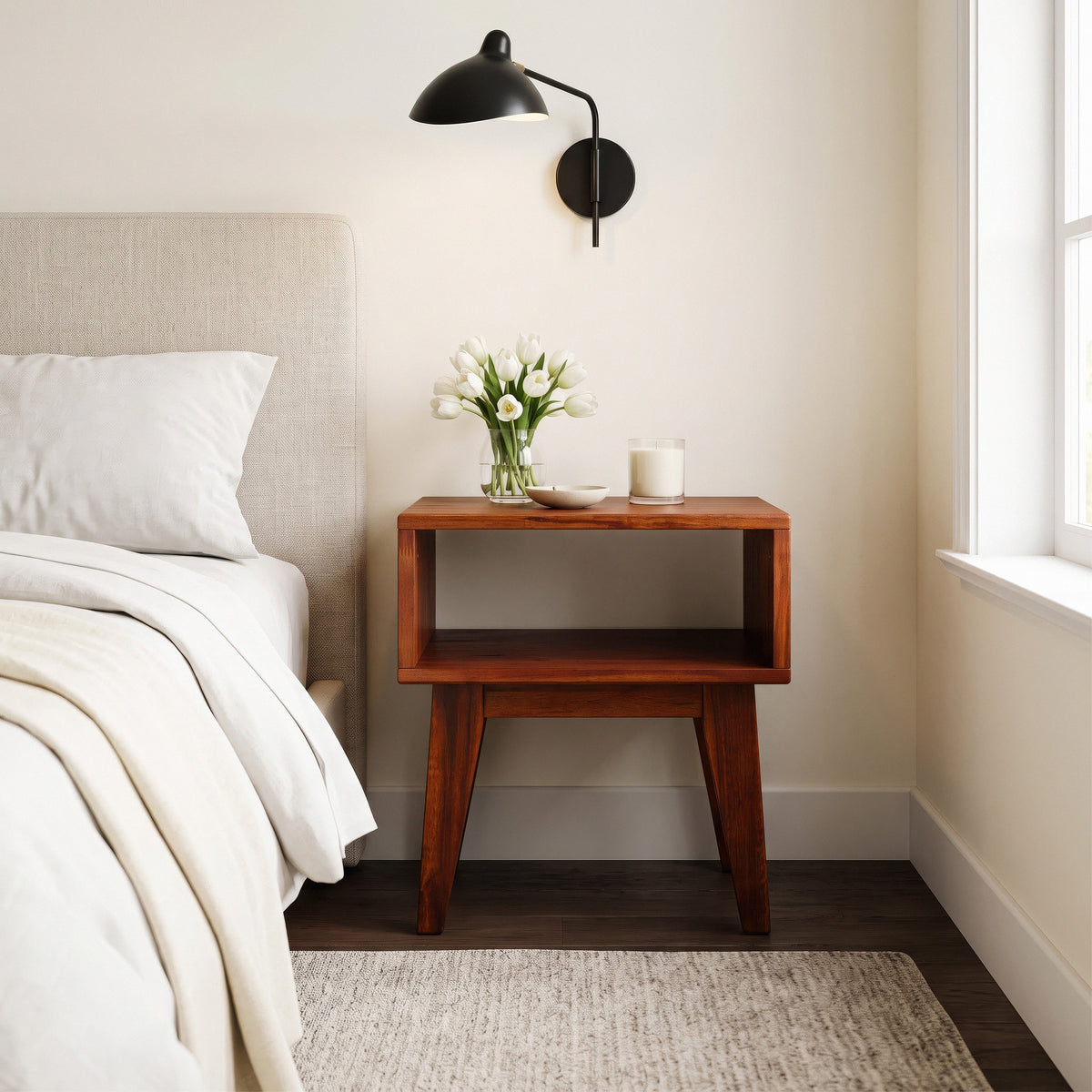 Serena Solid Wood Nightstand, photo 13 of 40