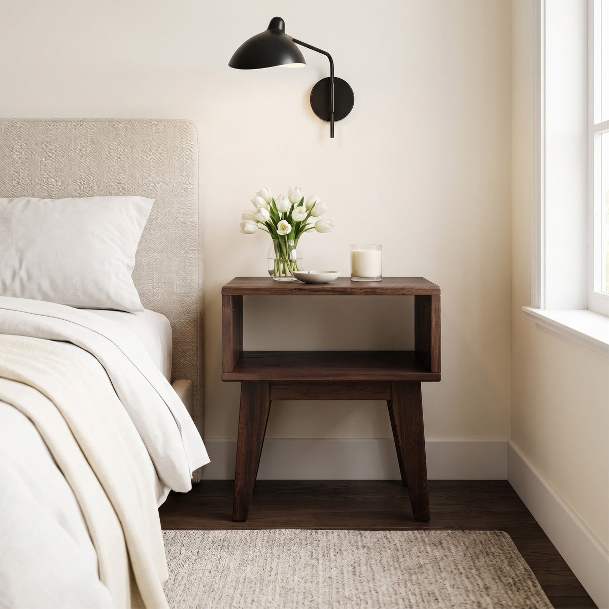 Serena Solid Wood Nightstand, photo 23 of 40