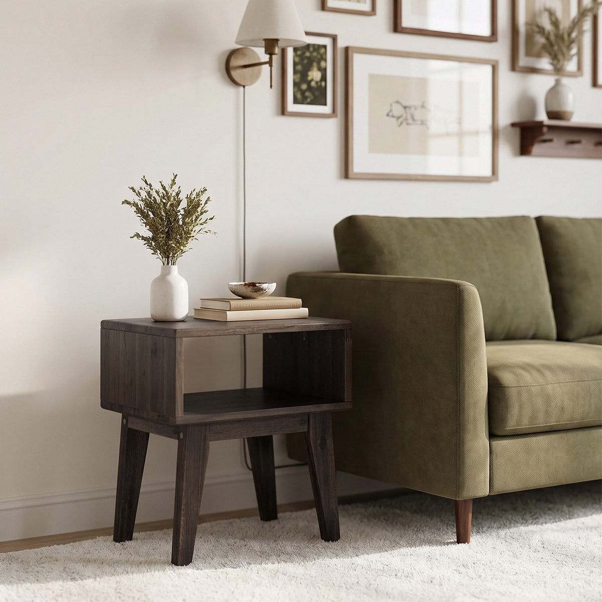 Serena Solid Wood Nightstand, photo 28 of 40