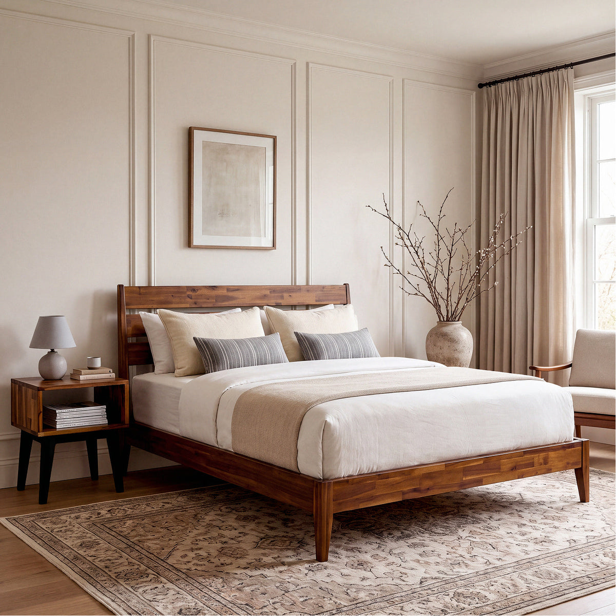Serena Solid Wood Nightstand, photo 40 of 40