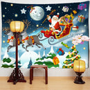 GobekUsa Christmas Santa Claus Tapestry: Holiday Decor Big Blanket Wall Hanging & Gift