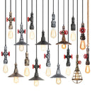 GobekUsa Industrial Retro Loft Pendant Light Water Pipe Ceiling Lamp