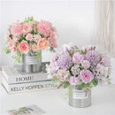 GobekUsa Artificial Peony Flower Bouquet for Wedding Party Home Decoration