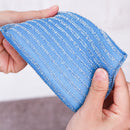 GobekUsa Kitchen Cleaning Set: Non-Stick Scouring Pad, Linoleum Cloth, Towel, Sponge & Dish Cloth