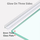 GobekUsa LED Cabinet Bar Lamp for 8mm Glass Panel Bookshelf Strip Light