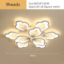 GobekUsa Lotus Design LED Acrylic Chandelier Ceiling Lamp for Modern Living, Dining, and Study Rooms