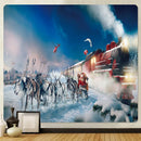 GobekUsa Christmas God Deer Tapestry: Hippie Psychedelic Bohemian Wall Hanging