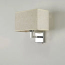 GobekUsa LED Minimalist Wall Lamps with Rectangle Texture Shade for Living Room & Bedroom