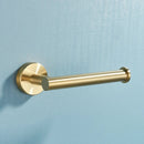 GobekUsa Brushed Gold Stainless Steel Bathroom Accessories Set - Towel Bar, Toilet Paper Holder, Hooks