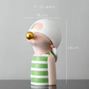 GobekUsa Bubble Gum Blowing Character Statue for Modern Home Decor