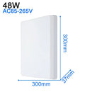 GobekUsa LED Ceiling Light: Modern Ultra-thin Panel, 6-48W, Surface Mounted for Living Room