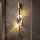 GobekUsa Crystal Copper Wall Sconce for Dining Room, Living Room, and Bar