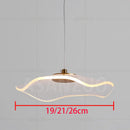 GobekUsa Lotus Leaf Single Pendant Lamp: Modern LED Nordic Art Decor for Various Rooms