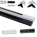 GobekUsa Aluminum Track Rails for LED Spotlights with T-L Connector