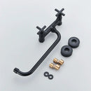 GobekUsa Black Kitchen Faucet: Wall Mounted Swivel Mixer Tap for Bath Sink
