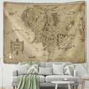 GobekUsa Antique Pirate Treasure Map Tapestry Wall Hanging Hippie Boho Decor
