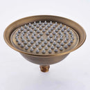 GobekUsa 8" Antique Brass Rainfall Shower Faucet Head for Refreshing Showers