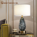GobekUsa Crystal Table Lamp: Elegant Bedroom and Living Room Night Light
