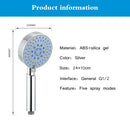 GobekUsa High Pressure Shower Head Water Saving Massage Nozzle Handheld Shower Head