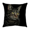 GobekUsa Cute Cat Sofa Cotton Linen Cushion Cover Pillowcase Home Decor Pillow