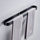 GobekUsa Aluminum Towel Holder Matte Black Wall Mounted Towel Bar in Various Sizes