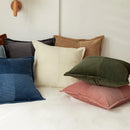 GobekUsa Corduroy Pillow Cover 45x45cm Modern Soft Solid Cushion for Home Sofa Bed