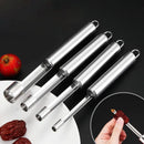 GobekUsa Fruit Core Remover Slicer Knife, Stainless Steel Apple Pear Date Twister