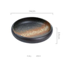 GobekUsa Ceramic Kimchi Plate - 6inch Round Dish - Solid Glaze