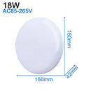 GobekUsa LED Ceiling Light: Modern Ultra-thin Panel, 6-48W, Surface Mounted for Living Room