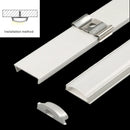 GobekUsa 0.5m/1m Flexible U Aluminum Profiles for LED Strip Lights