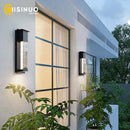 GobekUsa Crystal Outdoor LED Wall Light with PIR Motion Sensor, IP65 Waterproof Sconce Luminare