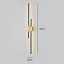 GobekUsa Copper Wall Light for Bedroom, Living Room, TV Background - Minimalist Luxury Design