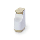 GobekUsa 350ml Non-Drip Soap Pump Dispenser for Bathroom Kitchen, Space-Saving and Compact
