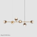 GobekUsa Glass Ball Bubble LED Chandelier for Modern Home Decor
