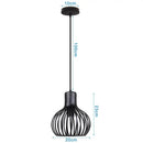 GobekUsa Industrial LED Pendant Ceiling Light for Home Living Room Kitchen Decor
