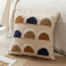 GobekUsa Handmade Moroccan Geometric Dots Stripe Pillow Cover for Sofa Bed