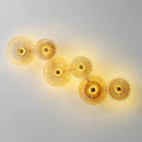 GobekUsa Glass Aisle Wall Light - Modern Light Luxury Wall Lamp for Living Room