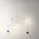 GobekUsa Black Minimalist LED Wall Lamp for Bedroom and Living Room