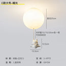 GobekUsa Flying Pig Resin LED Ceiling Light Kids Bedroom Lamp Deco Fixtures