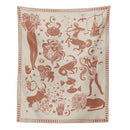 GobekUsa Constellation Tarot Boho Tapestry Wall Hanging Trippy Sun Moon Decor