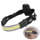GobekUsa COB LED Sensor Headlamp Waterproof Work Light - 3 Modes