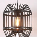 GobekUsa Cage Light Frame Pendant Industrial Single Head Black Nordic Creative Fixture