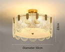 GobekUsa Art Glass Chandelier: Elegant Luxury Lighting for Living, Dining & Bedroom Rooms