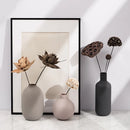 GobekUsa Geometric Ceramic Vase: Abstract Hydroponics Flower Arrangement Home Decor
