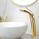 GobekUsa Gold Brass Basin Faucet | Single Handle Mixer Tap for Bathroom Sink