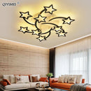 GobekUsa LED Chandelier: Modern Dimmable Indoor Lighting for Bedroom, Hall, Living Room