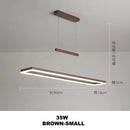 GobekUsa Gold Aluminum LED Chandelier Acrylic Deco Design for Bedroom Kitchen Island
