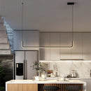 GobekUsa LED Ceiling Chandelier Dimmable Pendant Lamps for Modern Home Decor Lighting
