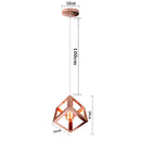 GobekUsa Industrial Pendant Lights E27 LED Hanging Lamp Modern Loft Lighting for Home